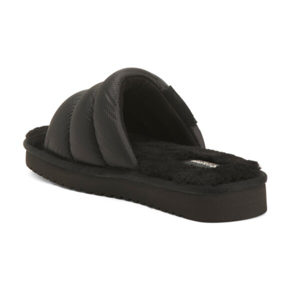 NEW KOOLABURRA BY UGG Men's Rommie Nylon Slippers black  261mn - Picture 8 of 8